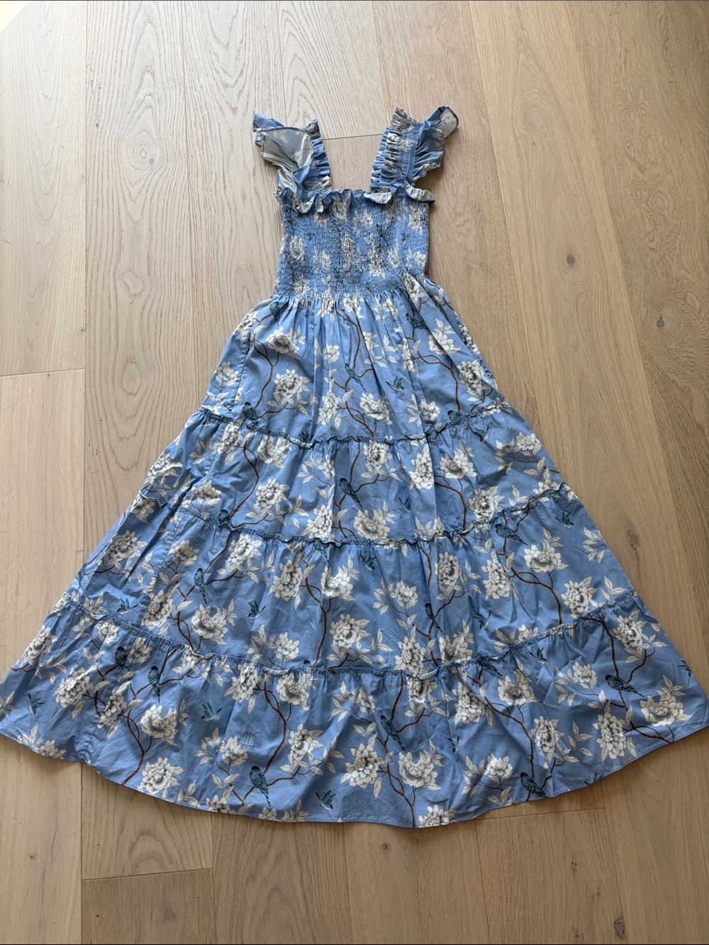 Hill House Home The Ellie Nap Dress - Sky Bluebonnet Size XS